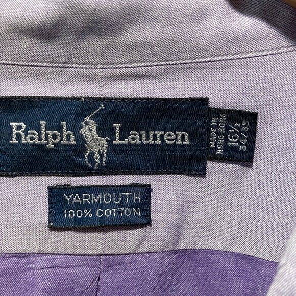 Ralph Lauren | Purple Button Down shirt - Picture 2 of 2